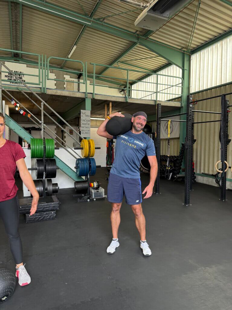 Thorsten im Strongman Kurs